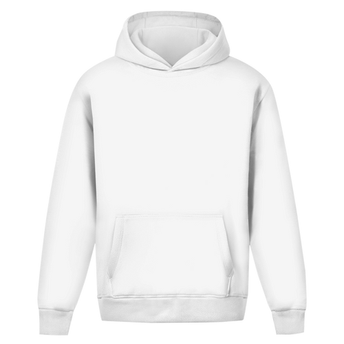 Oversized Hoodie | Würfelprint | White