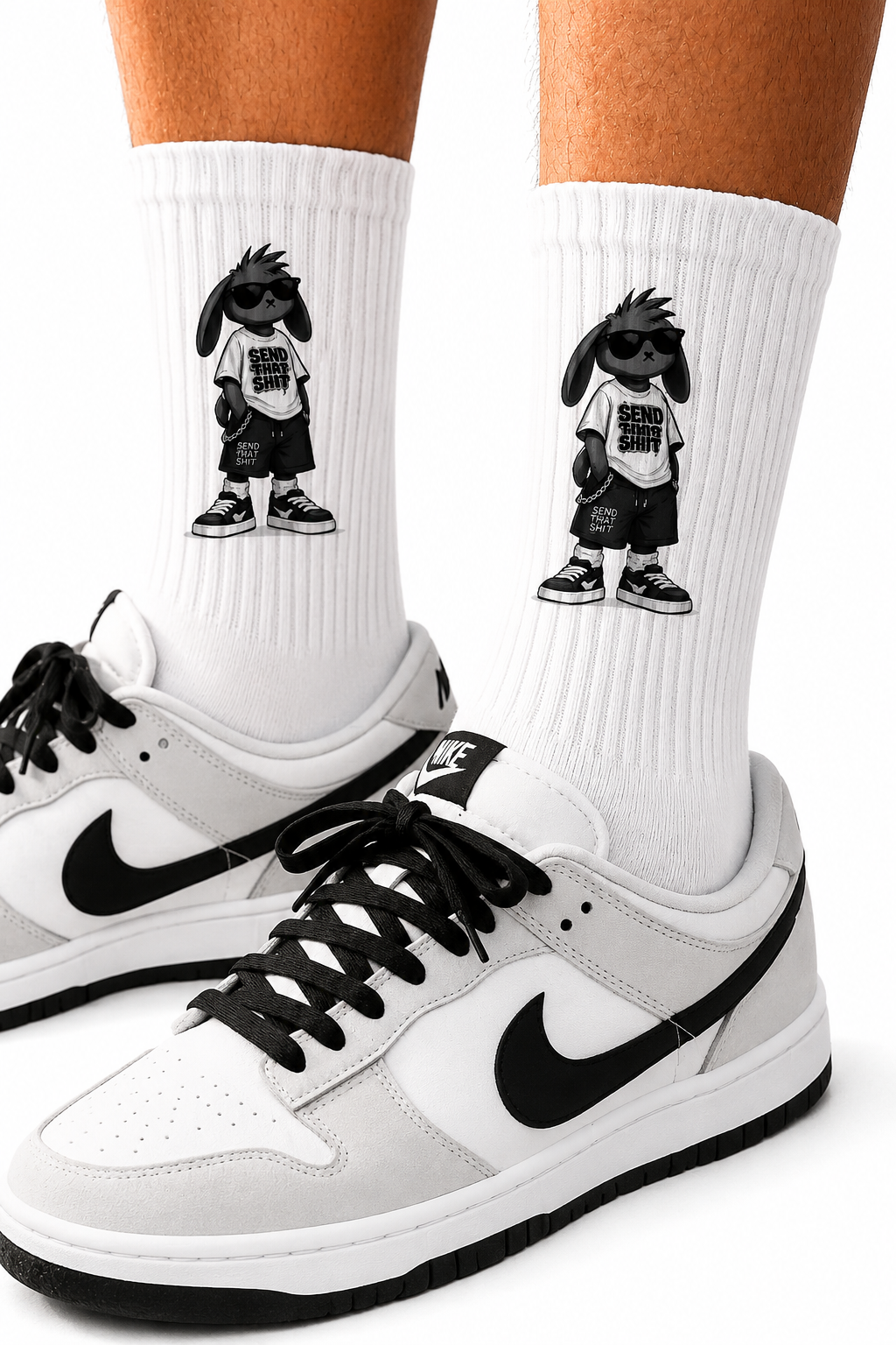 STS I Socken I White I STS Figur