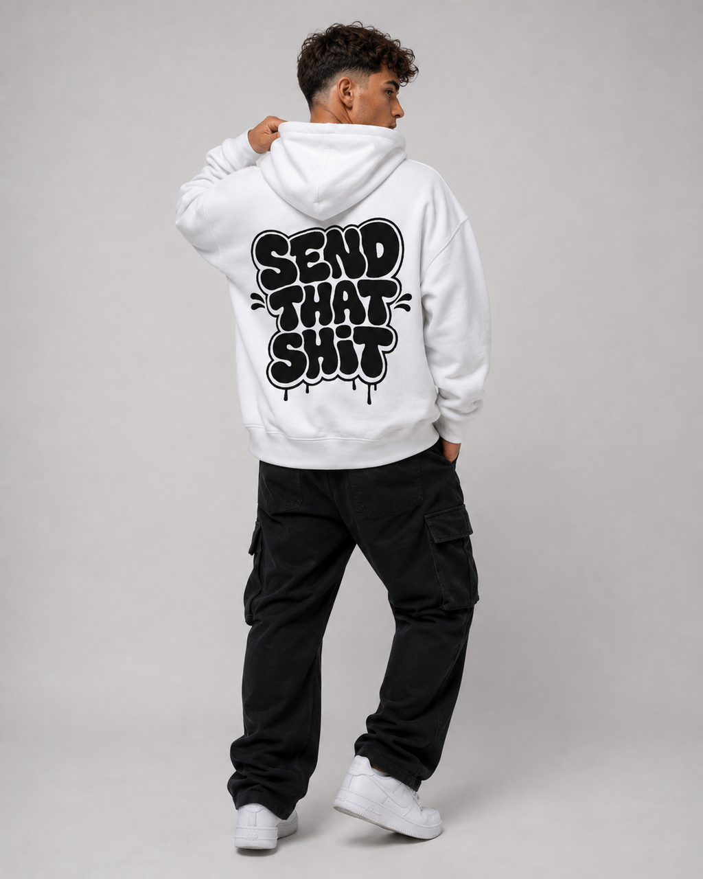 Oversized Hoodie | "Send-That-Shit"