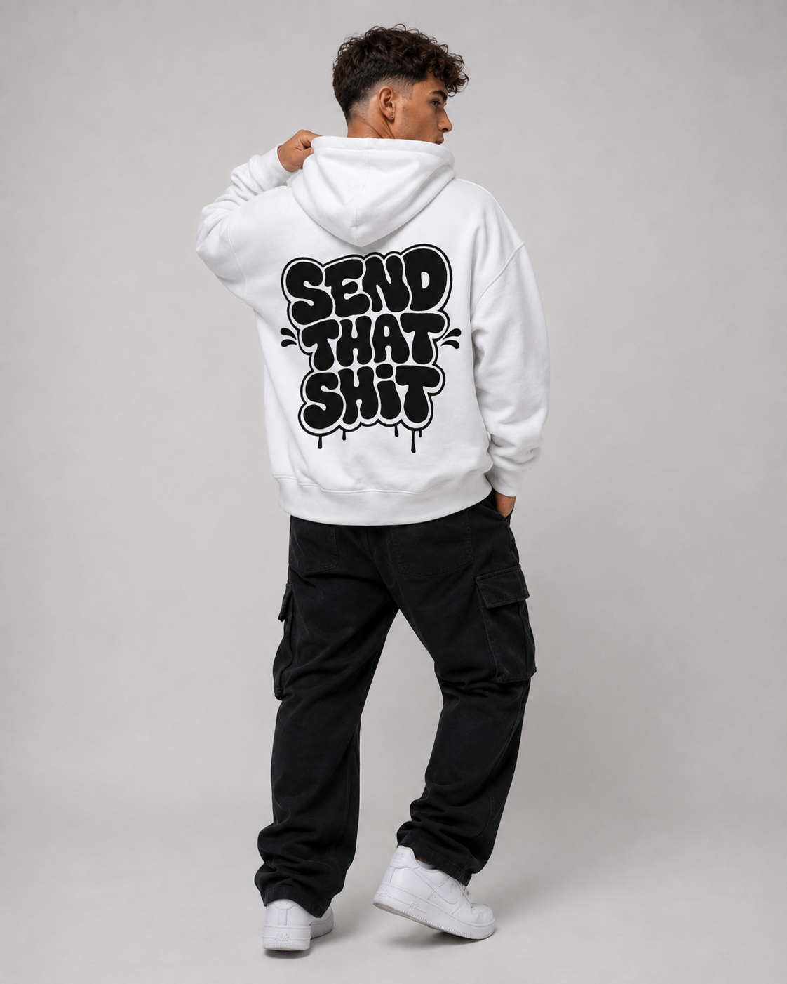 Oversized Hoodie | "Send-That-Shit"