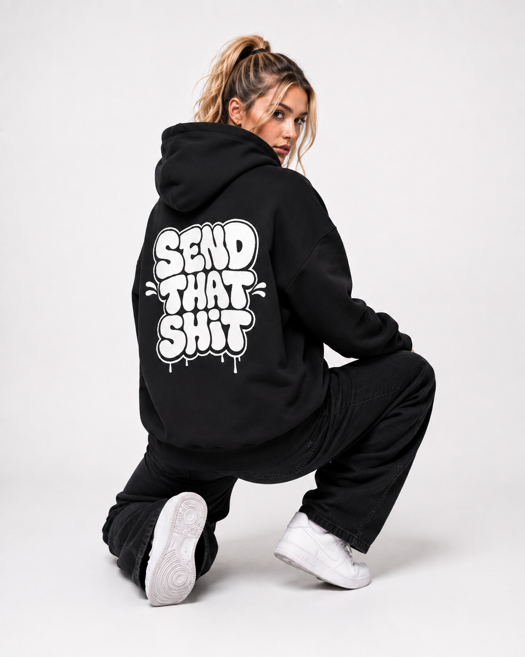 Oversized Hoodie | "Send-That-Shit"