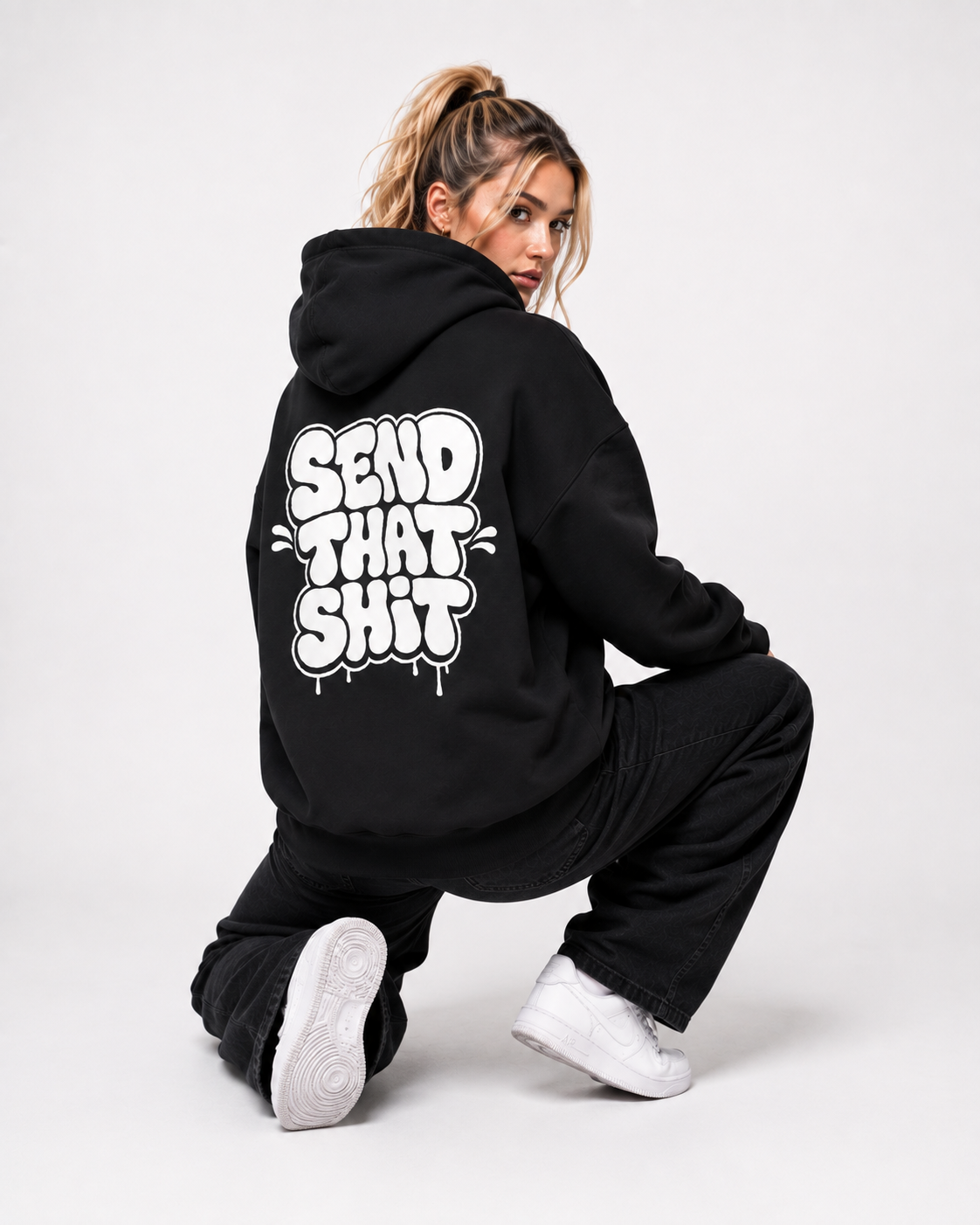 Oversized Hoodie | "Send-That-Shit"