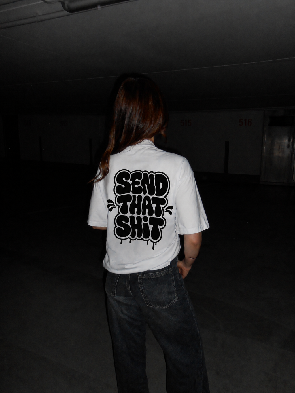 Oversized T-Shirt |  "Send-That-Shit"