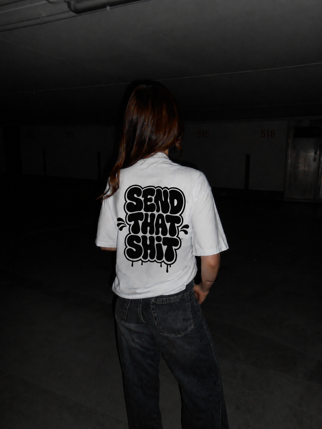 Oversized T-Shirt |  "Send-That-Shit"