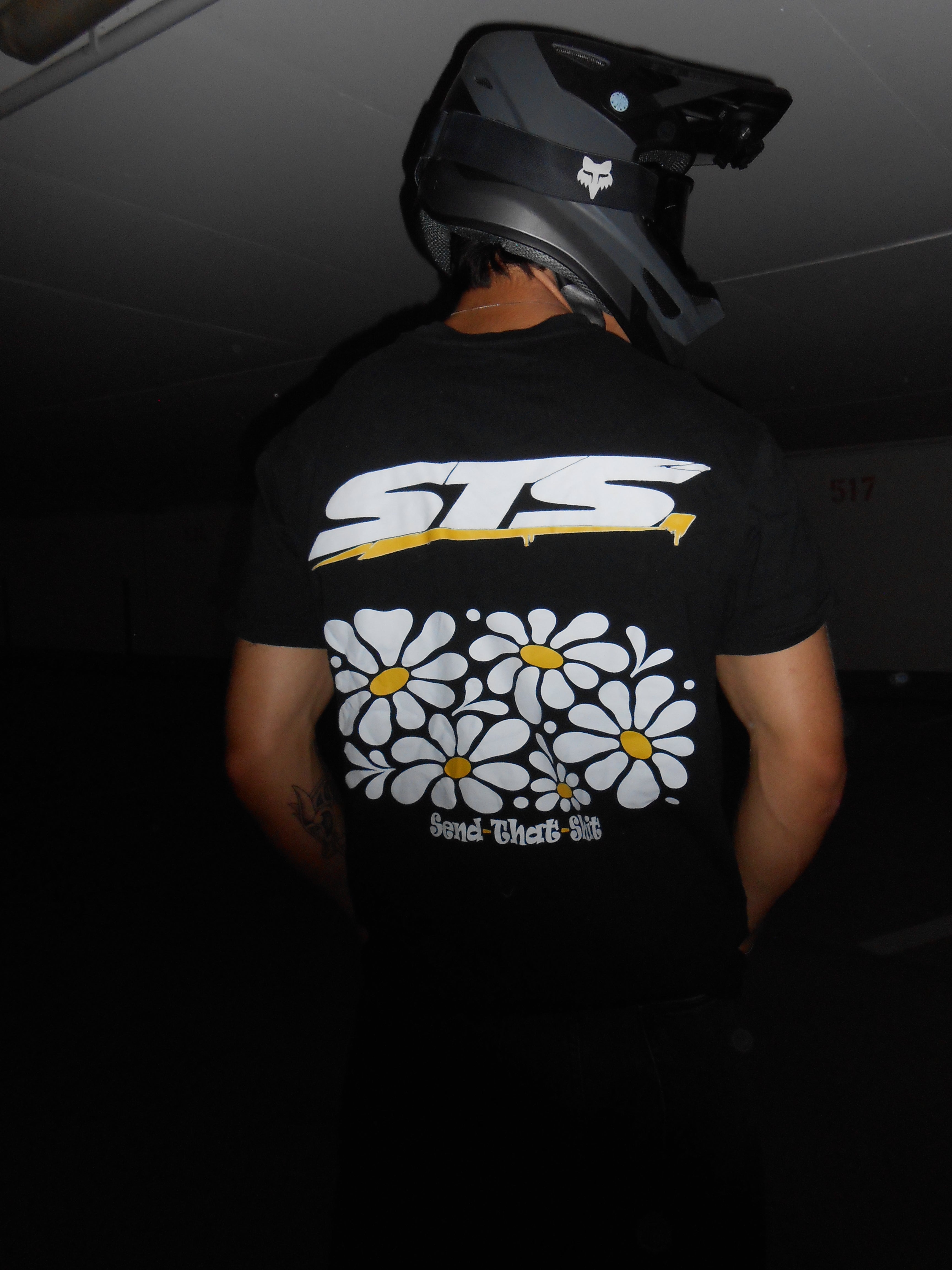 Oversized T-Shirt | Blumenprint | Yellow