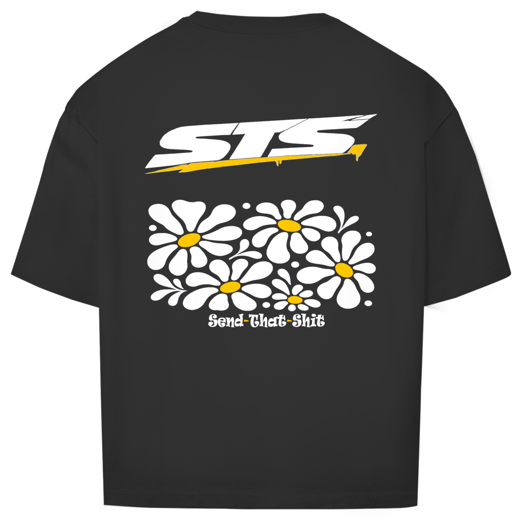 STS I Oversized I Blumenprint I Black Yellow