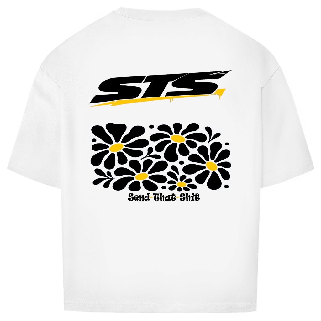 STS I Oversized I Blumenprint I Black Yellow